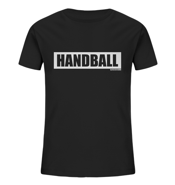 N.O.S.W. BLOCK Teamsport Shirt "HANDBALL" Kids Organic T-Shirt schwarz
