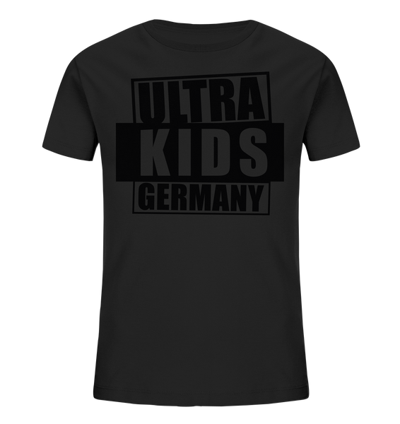 N.O.S.W. BLOCK Fanblock Shirt "ULTRA KIDS GERMANY" Kids UNISEX Organic T-Shirt schwarz