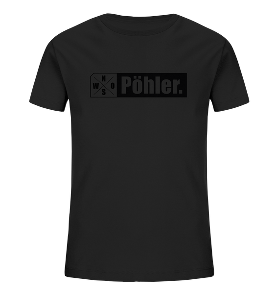 N.O.S.W. BLOCK Teamsport Shirt "Pöhler." Organic Kids UNISEX T-Shirt schwarz