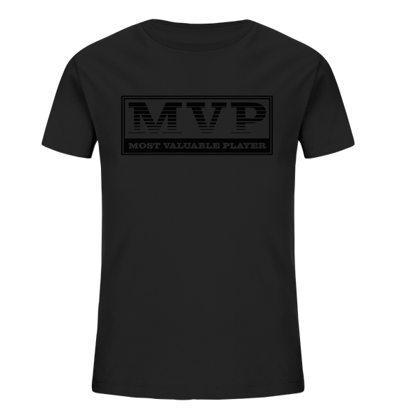 N.O.S.W. BLOCK Teamsport Shirt "MVP" Kids Organic UNISEX T-Shirt schwarz