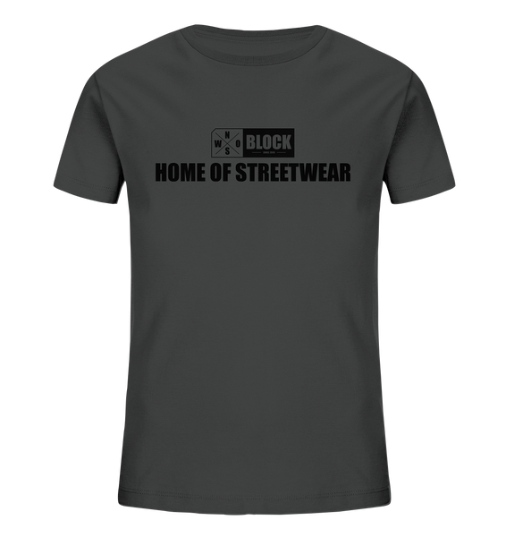 N.O.S.W. BLOCK Shirt "HOME OF STREETWEAR" Kids UNISEX T-Shirt anthrazit