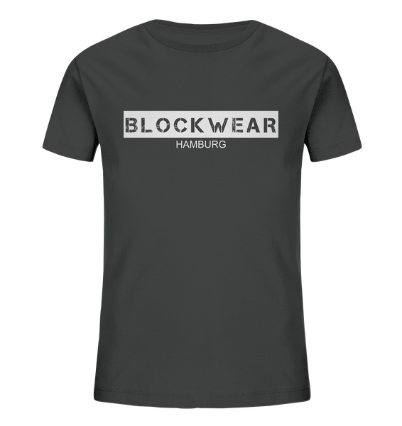 N.O.S.W. BLOCK Shirt "BLOCKWEAR HAMBURG" Kids UNISEX Organic T-Shirt anthrazit