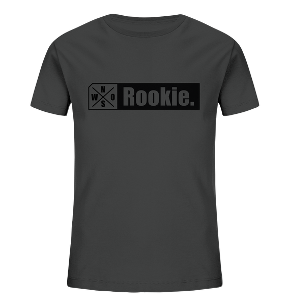 N.O.S.W. BLOCK Teamsport Shirt "Rookie." Organic Kids UNISEX T-Shirt anthrazit