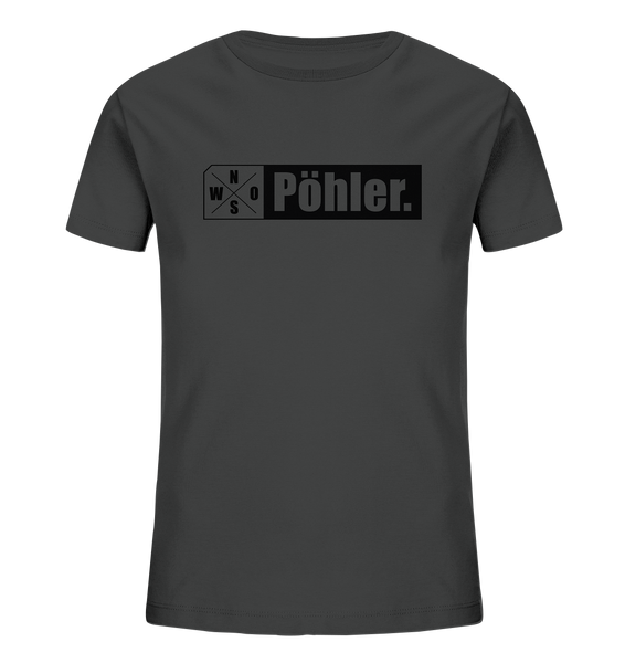 N.O.S.W. BLOCK Teamsport Shirt "Pöhler." Organic Kids UNISEX T-Shirt anthrazit