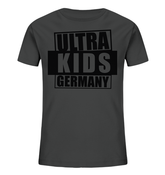 N.O.S.W. BLOCK Fanblock Shirt "ULTRA KIDS GERMANY" Kids UNISEX Organic T-Shirt anthrazit