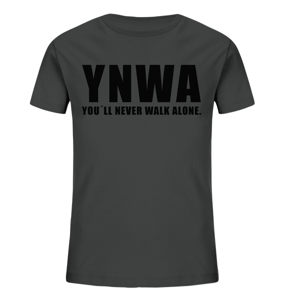 N.O.S.W. BLOCK Fanblock Shirts "YNWA" Kids UNISEX Organic T-Shirt anthrazit