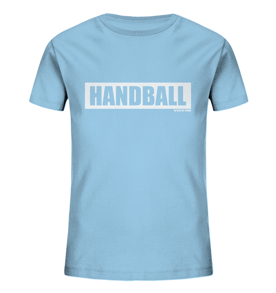 N.O.S.W. BLOCK Teamsport Shirt "HANDBALL" Kids Organic T-Shirt himmelblau