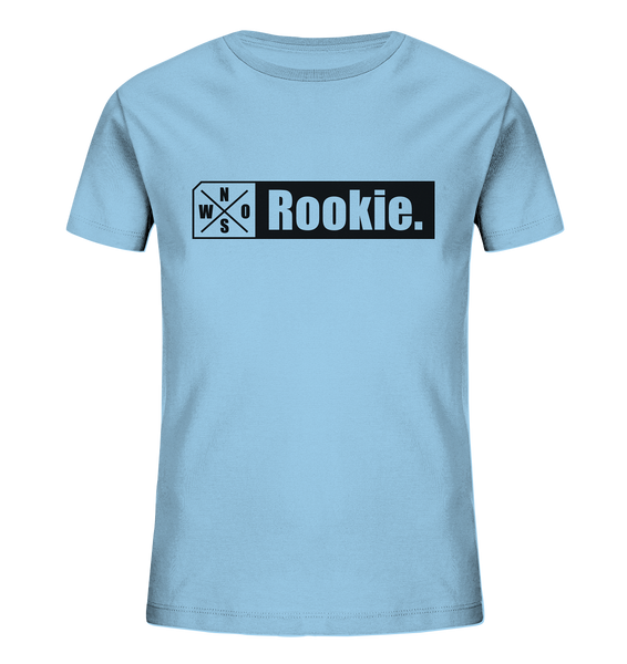 N.O.S.W. BLOCK Teamsport Shirt "Rookie." Organic Kids UNISEX T-Shirt himmelblau