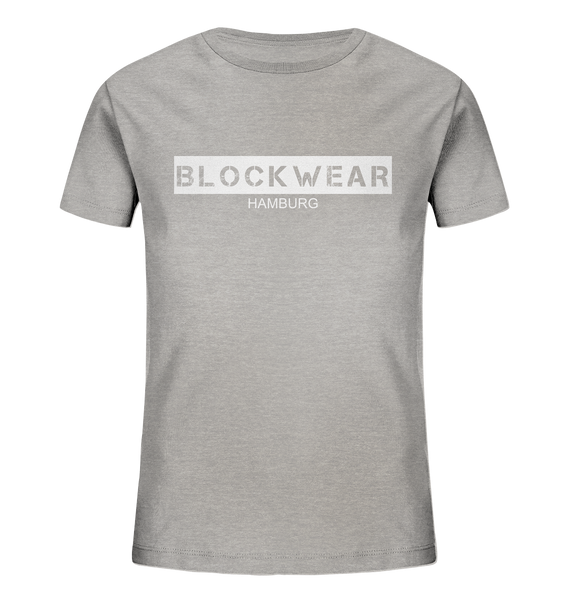 N.O.S.W. BLOCK Shirt "BLOCKWEAR HAMBURG" Kids UNISEX Organic T-Shirt heather grau
