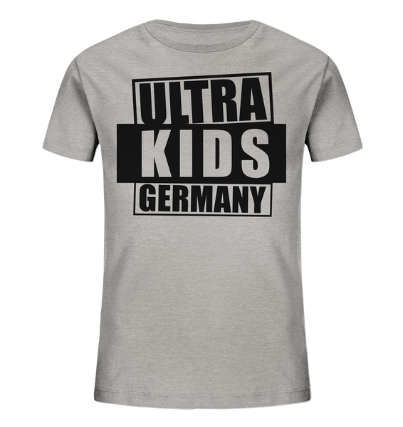 N.O.S.W. BLOCK Fanblock Shirt "ULTRA KIDS GERMANY" Kids UNISEX Organic T-Shirt heather grau