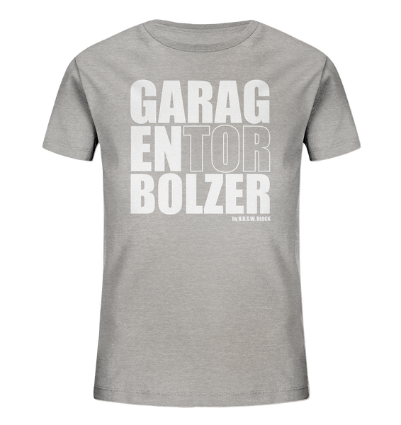 Teamsport Shirt "GARAGENTOR BOLZER" Kids Organic UNISEX T-Shirt heather grau