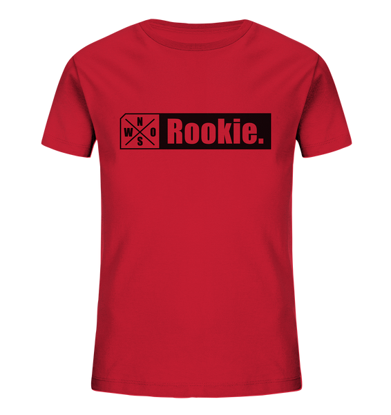 N.O.S.W. BLOCK Teamsport Shirt "Rookie." Organic Kids UNISEX T-Shirt rot