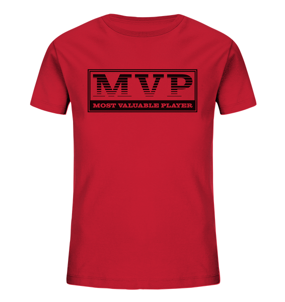 N.O.S.W. BLOCK Teamsport Shirt "MVP" Kids Organic UNISEX T-Shirt rot