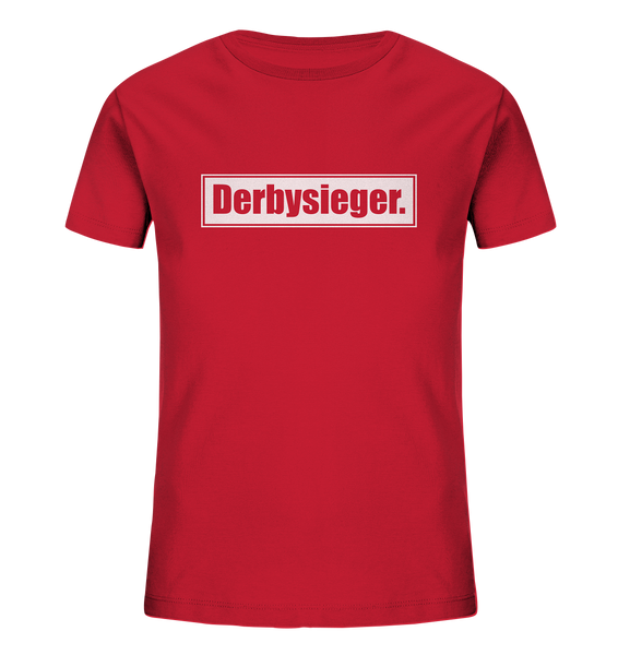 N.O.S.W. BLOCK Fanblock Shirt "Derbysieger." Kids UNISEX Organic T-Shirt rot