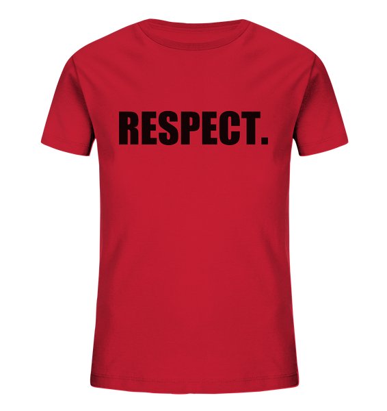N.O.S.W. BLOCK Fanblock Shirt "RESPECT." Kids UNISEX Organic T-Shirt rot