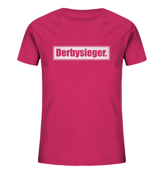 N.O.S.W. BLOCK Fanblock Shirt "Derbysieger." Kids UNISEX Organic T-Shirt himbeere