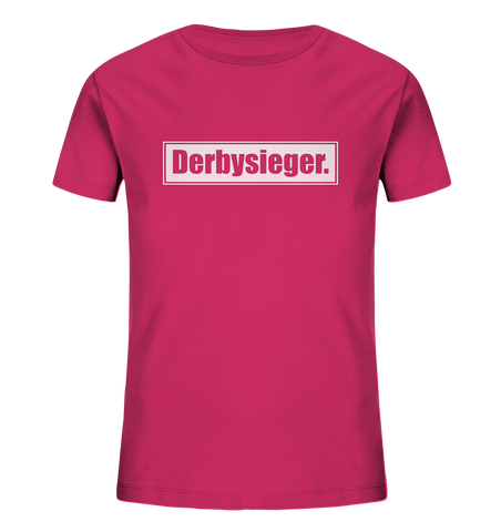 N.O.S.W. BLOCK Fanblock Shirt "Derbysieger." Kids UNISEX Organic T-Shirt himbeere