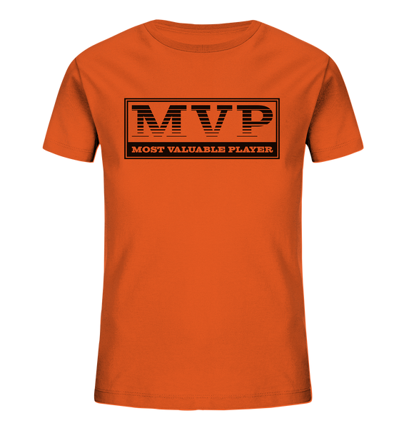 N.O.S.W. BLOCK Teamsport Shirt "MVP" Kids Organic UNISEX T-Shirt orange