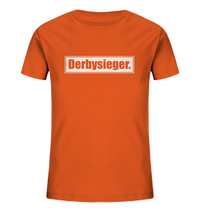 N.O.S.W. BLOCK Fanblock Shirt "Derbysieger." Kids UNISEX Organic T-Shirt orange