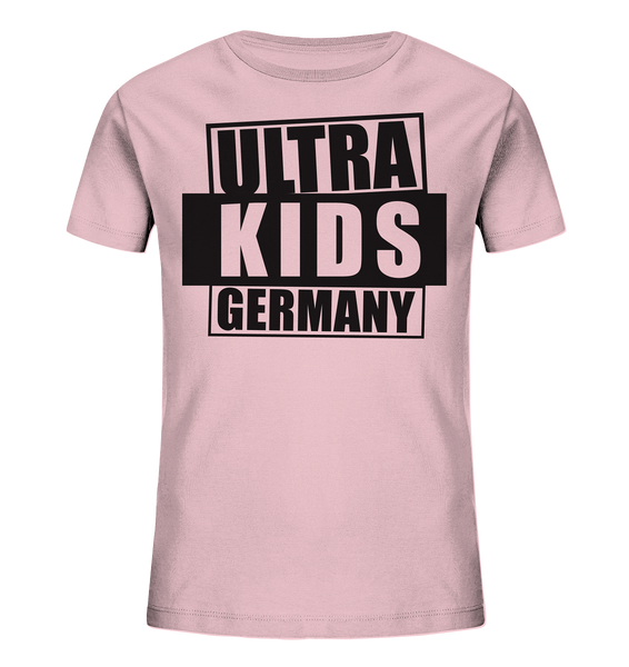 N.O.S.W. BLOCK Fanblock Shirt "ULTRA KIDS GERMANY" Kids UNISEX Organic T-Shirt pink