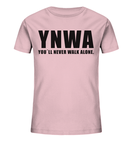 N.O.S.W. BLOCK Fanblock Shirts "YNWA" Kids UNISEX Organic T-Shirt pink
