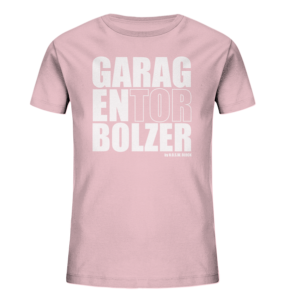 Teamsport Shirt "GARAGENTOR BOLZER" Kids Organic UNISEX T-Shirt pink