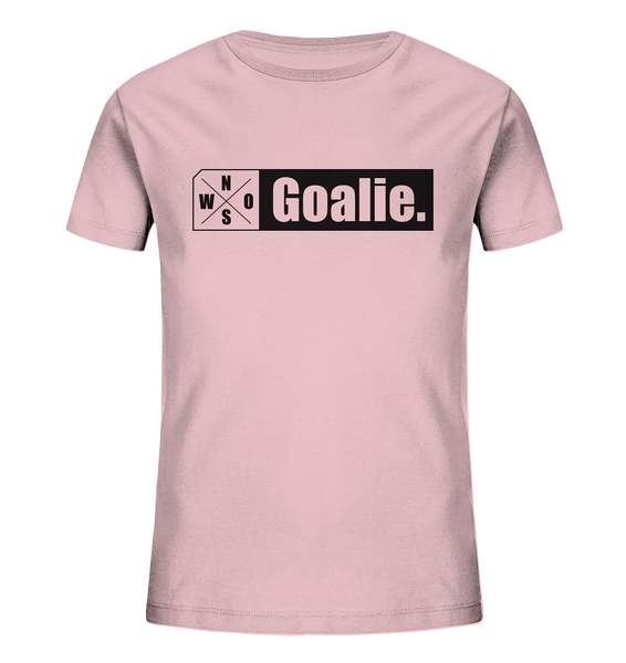 Teamsport Hoodie "Goalie." Kids UNISEX Organic T-Shirt pink