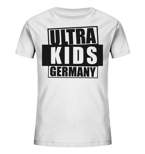 N.O.S.W. BLOCK Fanblock Shirt "ULTRA KIDS GERMANY" Kids UNISEX Organic T-Shirt weiss