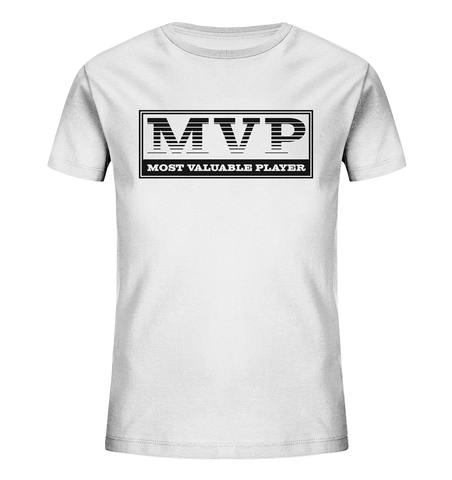 N.O.S.W. BLOCK Teamsport Shirt "MVP" Kids Organic UNISEX T-Shirt weiss