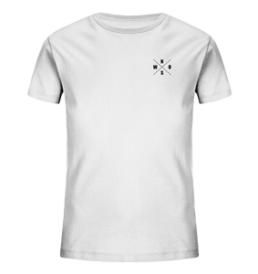 N.O.S.W. BLOCK Fanblock Shirt "ANTI HIPSTER BLOCK" Kids UNISEX Organic T-Shirt weiss