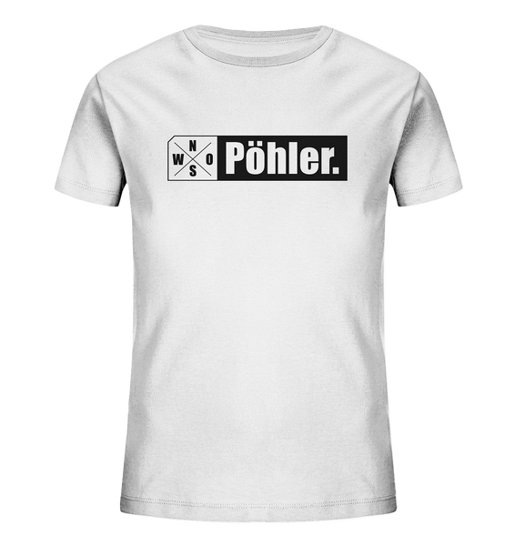 N.O.S.W. BLOCK Teamsport Shirt "Pöhler." Organic Kids UNISEX T-Shirt weiss