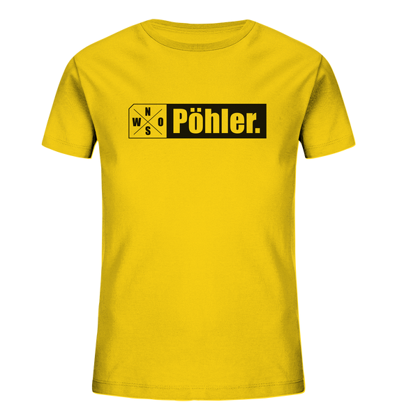N.O.S.W. BLOCK Teamsport Shirt "Pöhler." Organic Kids UNISEX T-Shirt gelb