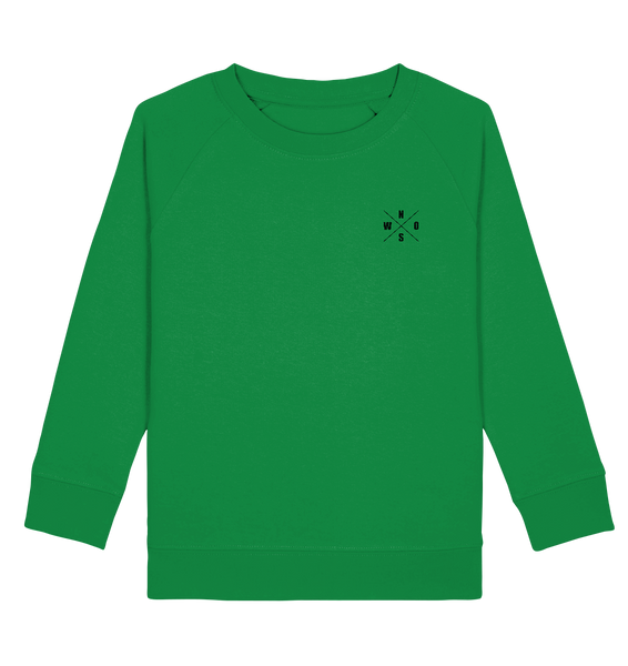 N.O.S.W. BLOCK Fanblock Sweater "STRAIGHT OUTTA FANBLOCK" Kids UNISEX Organic Sweatshirt grün