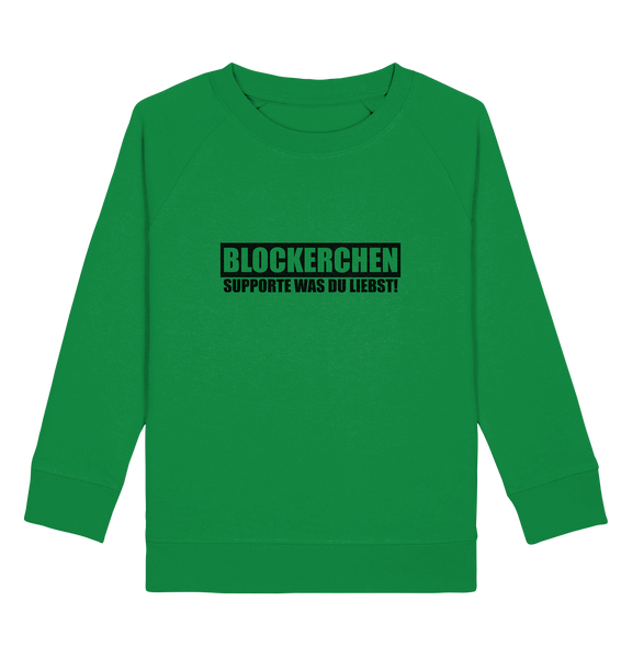 N.O.S.W. BLOCK Fanblock Sweater "BLOCKERCHEN" Kids Organic Sweatshirt grün