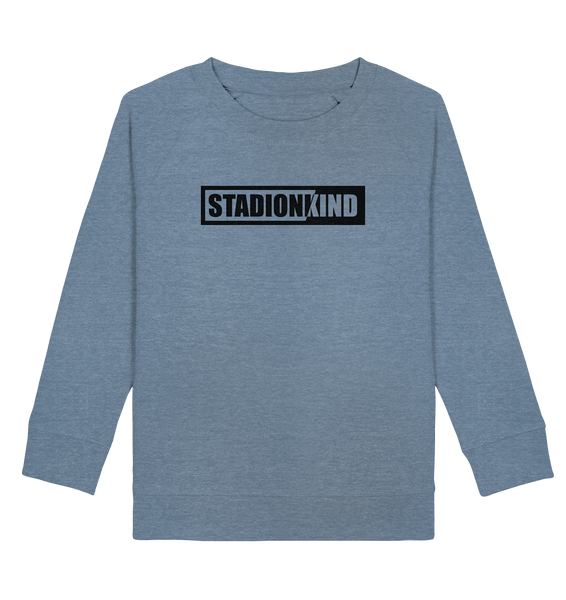 BLOCK.FC Fanblock Sweater "STADIONKIND" Kids UNISEX Organic Sweatshirt mid heather blue