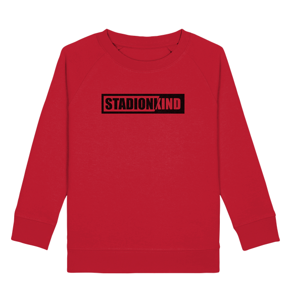 BLOCK.FC Fanblock Sweater "STADIONKIND" Kids UNISEX Organic Sweatshirt rot