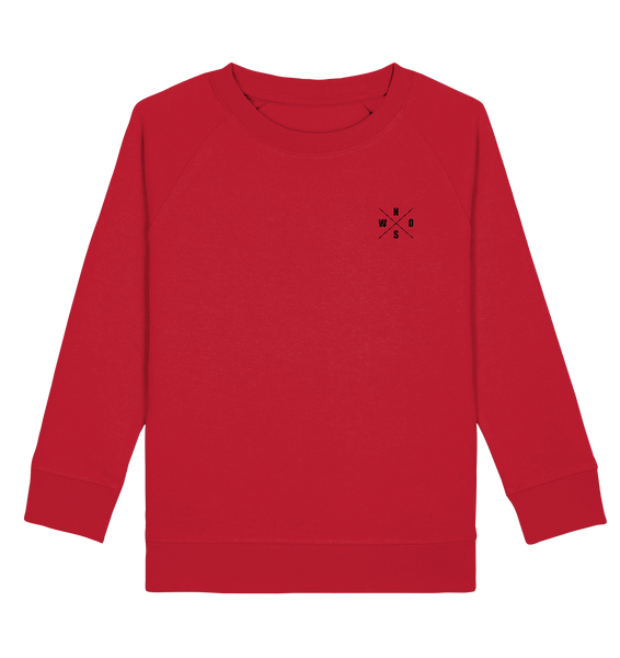 N.O.S.W. BLOCK Fanblock Sweater "STRAIGHT OUTTA FANBLOCK" Kids UNISEX Organic Sweatshirt rot