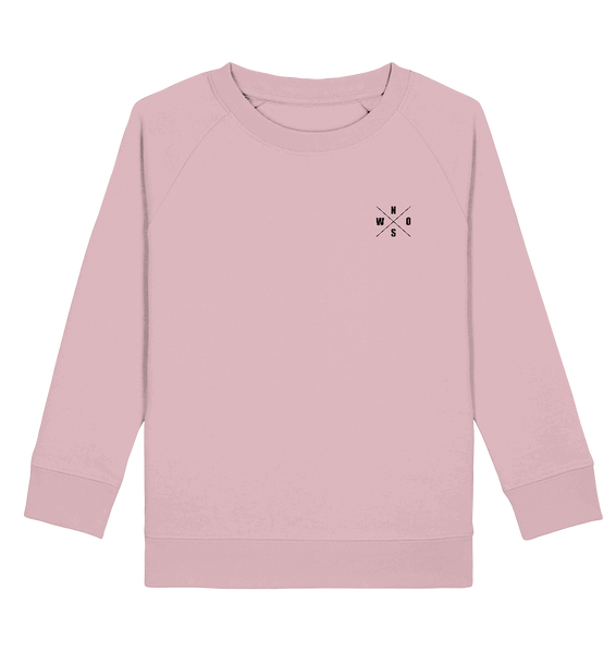 N.O.S.W. BLOCK Fanblock Sweater "STRAIGHT OUTTA FANBLOCK" Kids UNISEX Organic Sweatshirt cotton pink