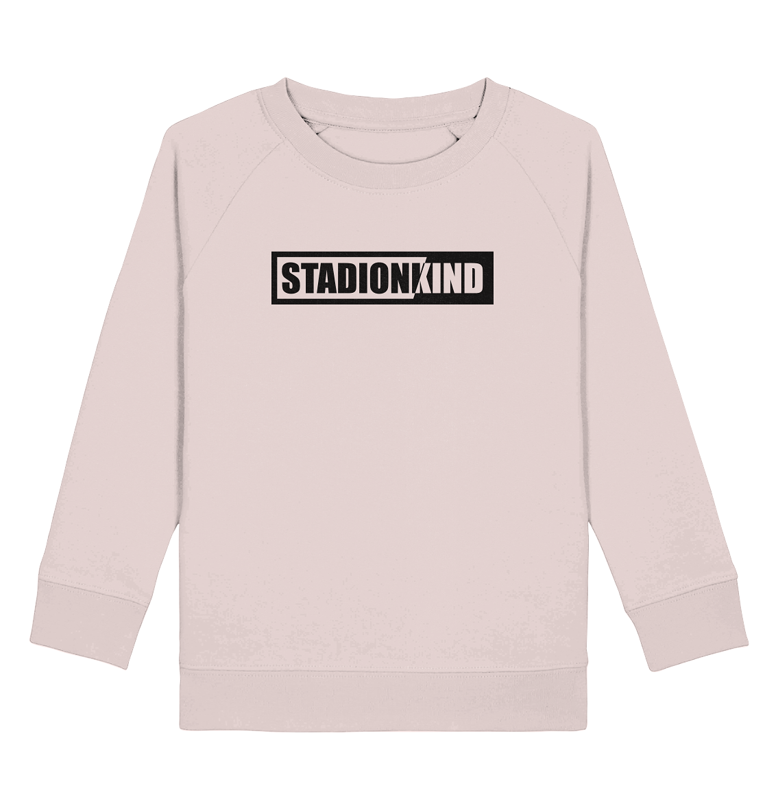 BLOCK.FC Fanblock Sweater "STADIONKIND" Kids UNISEX Organic Sweatshirt candy pink