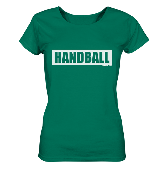 N.O.S.W. BLOCK Teamsport Shirt "HANDBALL" Girls Organic T-Shirt grün