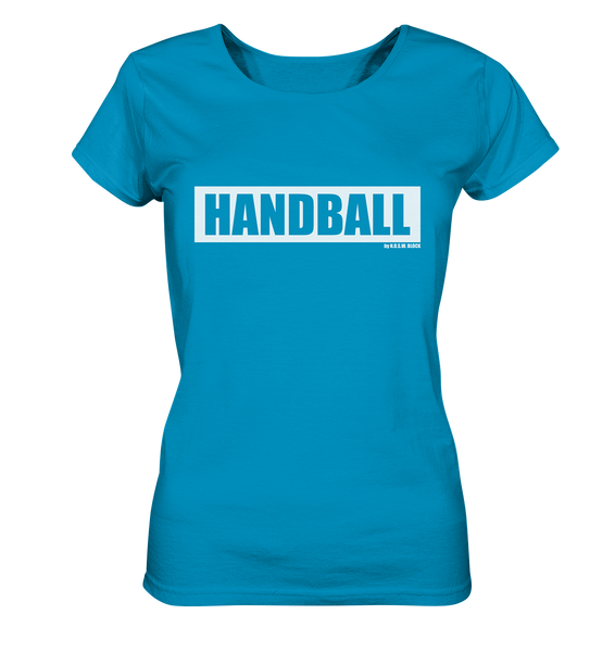 N.O.S.W. BLOCK Teamsport Shirt "HANDBALL" Girls Organic T-Shirt azur