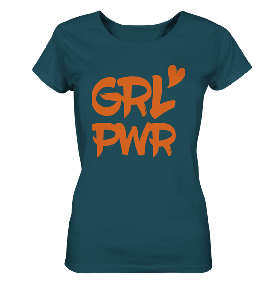 N.O.S.W. BLOCK Girls Shirt "GRL PWR" Organic T-Shirt stargazer