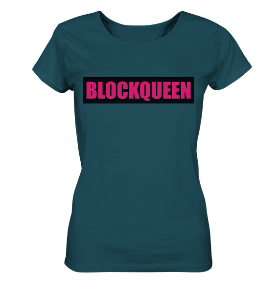 N.O.S.W. BLOCK Fanblock Shirt "BLOCKQUEEN" Damen Organic T-Shirt stargazer