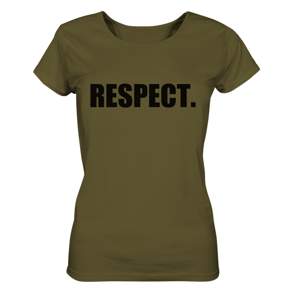 N.O.S.W. BLOCK Fanblock Shirt "RESPECT." Girls Organic T-Shirt khaki
