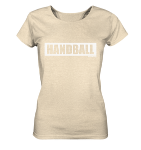 N.O.S.W. BLOCK Teamsport Shirt "HANDBALL" Girls Organic T-Shirt natural raw