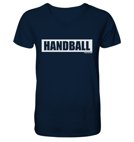 N.O.S.W. BLOCK Teamsport Shirt "HANDBALL" Männer Organic T-Shirt navy