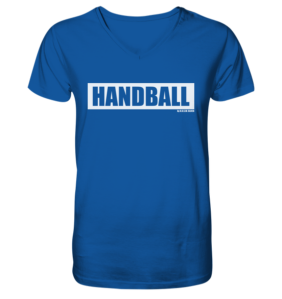N.O.S.W. BLOCK Teamsport Shirt "HANDBALL" Männer Organic T-Shirt blau