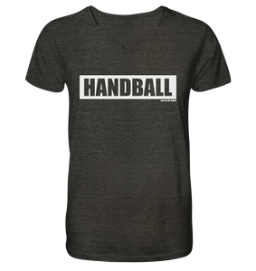 N.O.S.W. BLOCK Teamsport Shirt "HANDBALL" Männer Organic T-Shirt dark heather grau