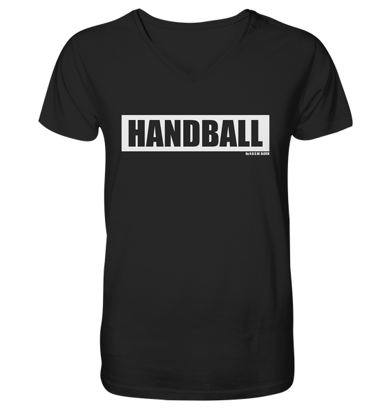 N.O.S.W. BLOCK Teamsport Shirt "HANDBALL" Männer Organic T-Shirt schwarz