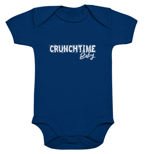 N.O.S.W. BLOCK Fanblock Fanblock Body "CRUNCHTIME Baby" Organic Baby Bodysuite nautical navy